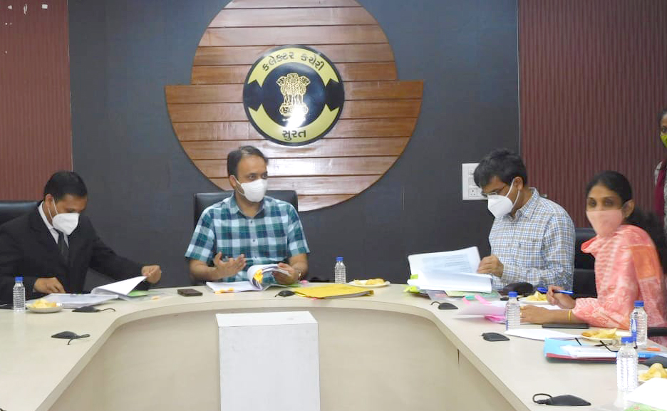 District Task Force Committee meeting chaired by District Collector Dr. Dhawal Patel under Betty Bachao Betty Padhao scheme