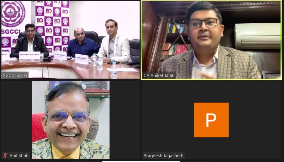 Chamber held a webinar on 'Post Budget Analysis' for its deliberation after Union Budget 2022